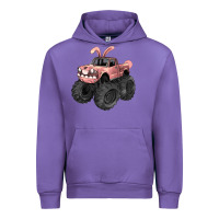 Tulip Easter monster truck Easter Day Urban Hoodie - HowdyJamesFarm
