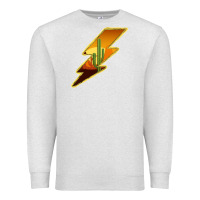 Oatmeal Heather Cactus Sunset Lightning Premium Sweatshirt - Bettercallsaul