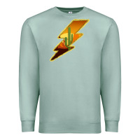Seafoam Cactus Sunset Lightning Premium Sweatshirt - Bettercallsaul