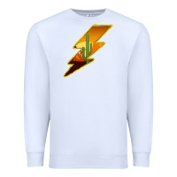 White Cactus Sunset Lightning Premium Sweatshirt - Bettercallsaul