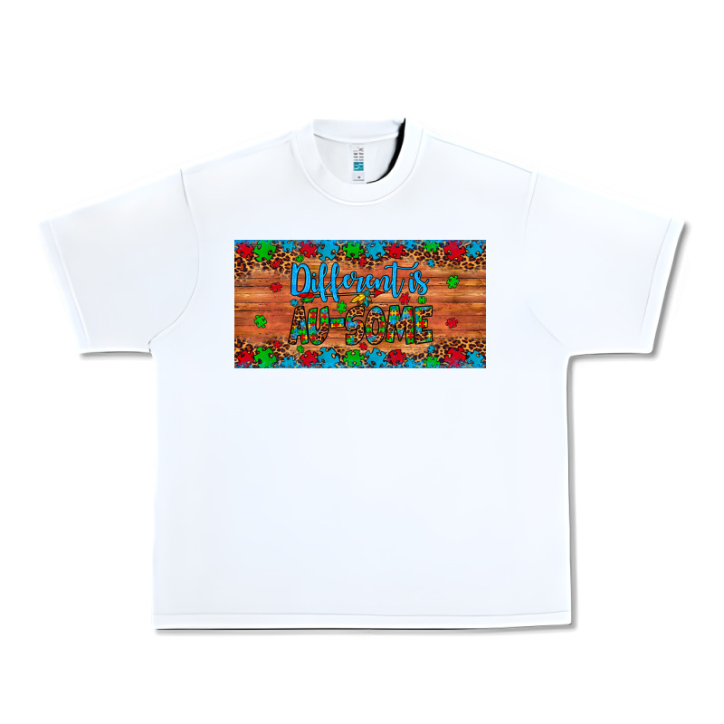 Different Is Au Some Autism Awareness License Plate Urban Heavy Tee by Artiststas | Teevron