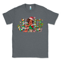 Charcoal Heather Joy Girl Black Classic Tee - CowhideDigitalArt