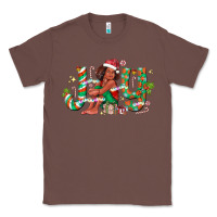 Chestnut Joy Girl Black Classic Tee - CowhideDigitalArt