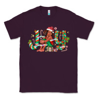 Plum Joy Girl Black Classic Tee - CowhideDigitalArt