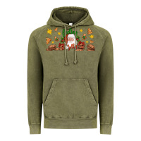 Vintage Olive Christmas feeling jolly santa Vintage Hoodie - Artiststas