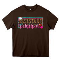 Chocolate Brown assistant principal Heavy Core Tee - texasbilliewilder