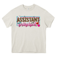 Cream assistant principal Heavy Core Tee - texasbilliewilder