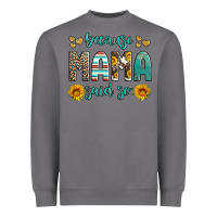 Storm because mama said so western sunflowers Heavyweight Sweatshirt - Artiststas