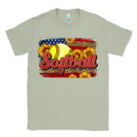 Matcha Western American Flag Softball Classic Tee - LillyAllenDesigns