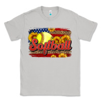 Moon Dust Western American Flag Softball Classic Tee - LillyAllenDesigns