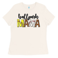 Bone ballpark mama Ladies Tee - texasbilliewilder