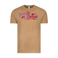 Vintage Camel floral love and kiss Vintage Tee - AdoDesignShop