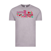 Vintage Zinc floral love and kiss Vintage Tee - AdoDesignShop