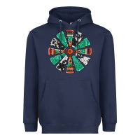 Navy western windmill Heavyweight Hoodie - Jasminsmagicworld