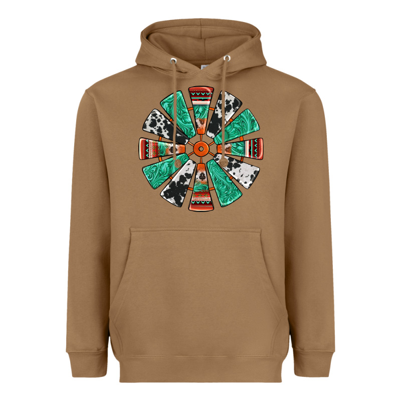 Western Windmill Heavyweight Hoodie by Jasminsmagicworld | Teevron