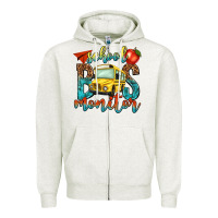 School Bus Monitor Zipper Hoodie | Teevron