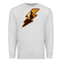 Dove Grey Cowboy Sunset Lightning Premium Sweatshirt - Bettercallsaul