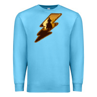 Ocean Blue Cowboy Sunset Lightning Premium Sweatshirt - Bettercallsaul