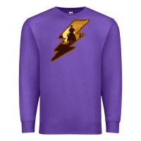 Purple Cowboy Sunset Lightning Premium Sweatshirt - Bettercallsaul