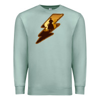 Seafoam Cowboy Sunset Lightning Premium Sweatshirt - Bettercallsaul