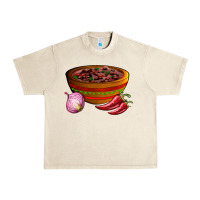 Sandshell chilli con carne Urban Heavy Tee - AdoDesignShop