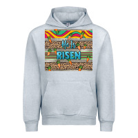 Heather Grey He is risen tumbler Easter Day Urban Hoodie - HowdyJamesFarm