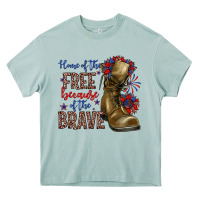 Arona home of the free because of the brave Heavy Core Tee - Zillion Design Studio