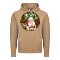 Vintage Coffee Christmas feeling jolly santa Vintage Hoodie - Artiststas