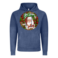 Vintage Denim Christmas feeling jolly santa Vintage Hoodie - Artiststas