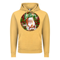 Vintage Mustard Christmas feeling jolly santa Vintage Hoodie - Artiststas
