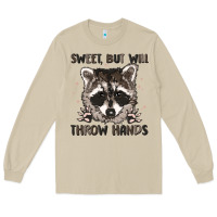 Mushroom sweet but will throw hands Long Sleeve Tee - MaliasSmallBusiness