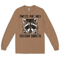 Toasted Coconut sweet but will throw hands Long Sleeve Tee - MaliasSmallBusiness