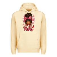 Pina Colada one loved mama afro messy bun Premium Hoodie - texasbilliewilder