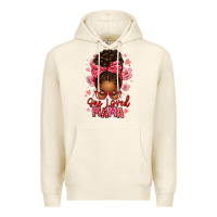 Tofu one loved mama afro messy bun Premium Hoodie - texasbilliewilder