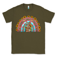 Army Green western easter rainbow Classic Tee - Jasminsmagicworld