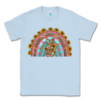 Dusty Blue western easter rainbow Classic Tee - Jasminsmagicworld