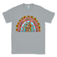 Heather Grey western easter rainbow Classic Tee - Jasminsmagicworld