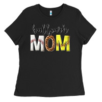 Black ballpark mom Ladies Tee - texasbilliewilder