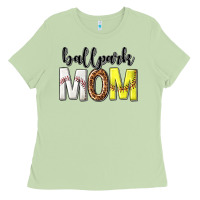 Matcha ballpark mom Ladies Tee - texasbilliewilder