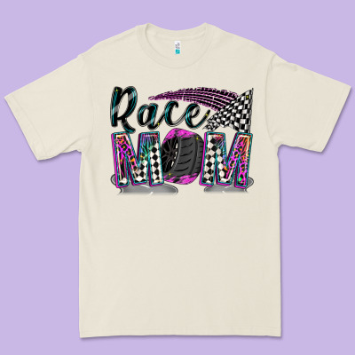 Race Mom Premium Tee Designed By Zillion Design Studio