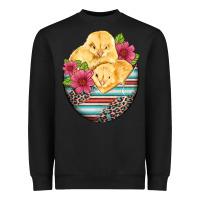 Black hatched egg easter chicks Heavyweight Sweatshirt - Artiststas