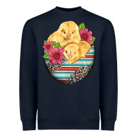Navy hatched egg easter chicks Heavyweight Sweatshirt - Artiststas
