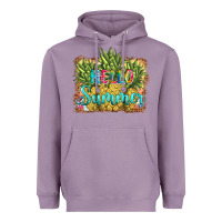 Lavender hello summer pineapple Heavyweight Hoodie - BarkalooDesign