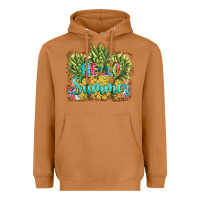 Hello Summer Pineapple Heavyweight Hoodie | Teevron