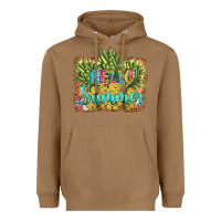 Toasted Coconut hello summer pineapple Heavyweight Hoodie - BarkalooDesign