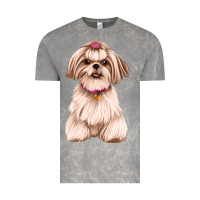 Cloud Rock shih tzu Vintage Tee - Artiststas