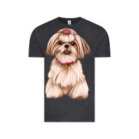 Vintage Black shih tzu Vintage Tee - Artiststas