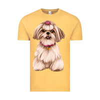 Vintage Mustard shih tzu Vintage Tee - Artiststas