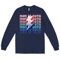 Navy mom of both boy and girl Long Sleeve Tee - MaliasSmallBusiness