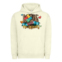 Pigment Pistachio Love needs no words Urban Hoodie - CowGirlArtShop